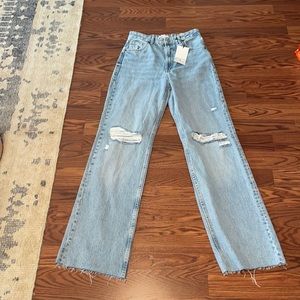 Brand new wide leg Zara jeans size 6